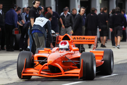 Jos Verstappen voor A1GP team Nederland