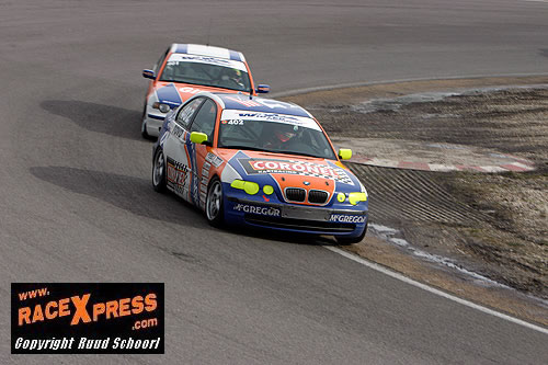De McGregor BMW Compact 325 finishte als tweede in de 4e divisie
