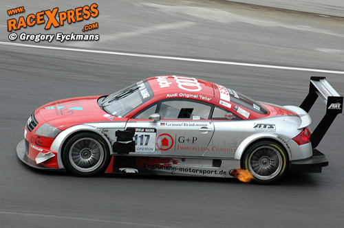 De Audi TT-R was de snelste in race 1
