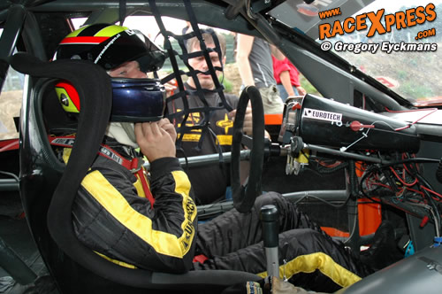 Danny van Dongen in de cockpit van zijn Eurotech BRL-V6
