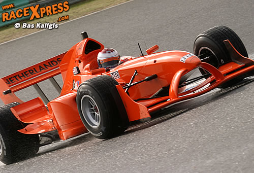 Jos Verstappen in actie