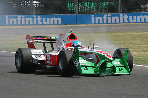 Mexico kende pech tijdens de sprintrace