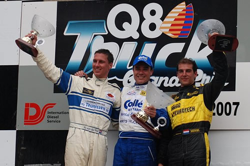 Podium van de tweede race