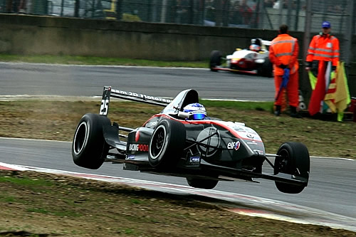 Chris van der Drift, vliegend op Circuit Zolder