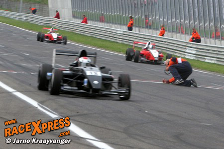 Ongelukkig moment voor marshal