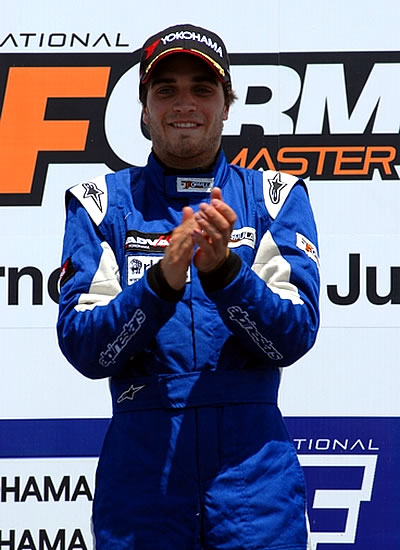 Jerome D´Ambrosio op het podium