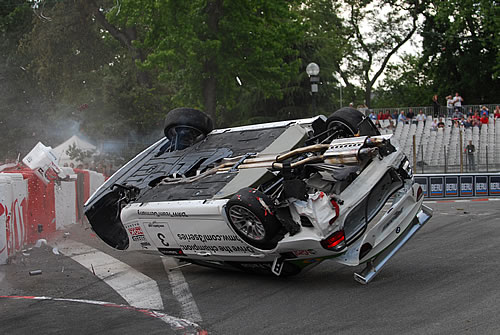 Augusto Farfus crasht hard