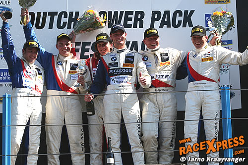 Podium van race twee