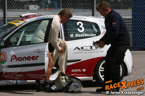 De onderbroeken-pitstop voor Michael Bleekemolen