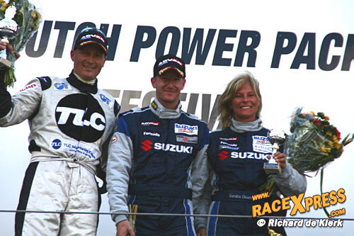 Podium na race één van de Formido Suzuki Swift Cup