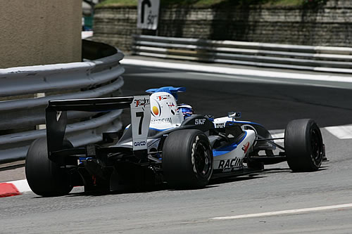 Chris van der Drift in actie op het stratencircuit van Porto
