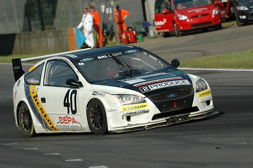 Roy Panman op het circuit van Zolder