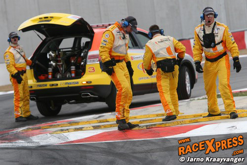 Snel optreden ChampCar officials