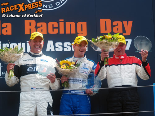 BRL-podium van de eerste race op Assen
