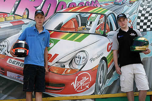 Stef Dusseldorp (links) en Dennis Swart