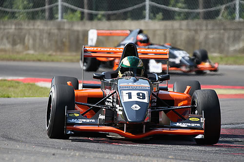 Dennis Swart in actie