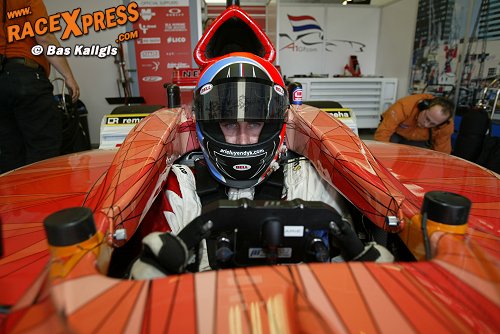 Arie Luyendyk junior vlak voor zijn debuut