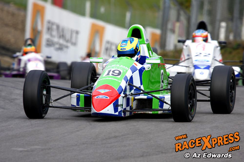 Henk Vuik junior in actie