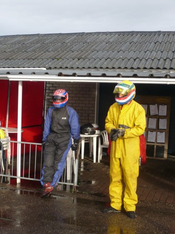 De coureurs zijn er klaar voor