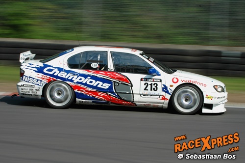 De Nissan Supertourer waarmee Pearson en Palmer jr, actief waren in de DSC