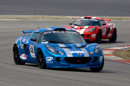 Onno van Rheenen snel onderweg in de Lotus Exige Cup