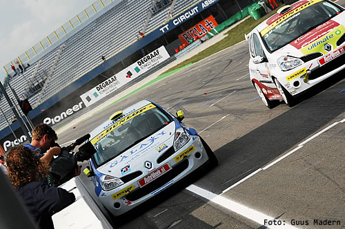Knallend einde aan Clio Cup-race