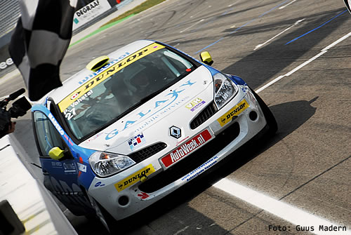 Knallend einde aan Clio Cup-race