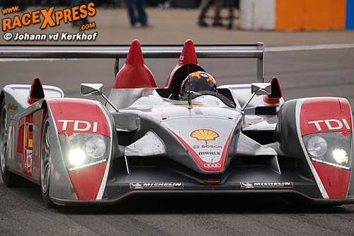 Christijan Albers met de Audi R10 TDI