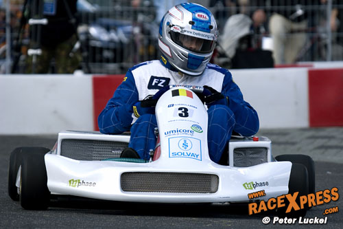 Het rappe Belgische team kende tijdens de sprintrace geen geluk