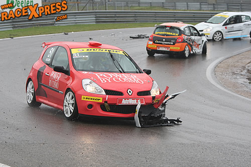 Clio-Crash met Rene Steenmetz