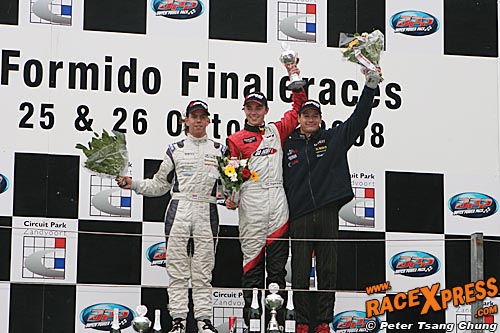 Podium eerste race Formule Ford
