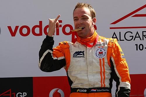Robert Doornbos blij met zijn verdiende zege