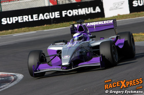 Anderlecht verdedigt voor Belgie de Superleague Formula