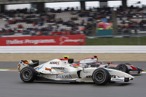 Romain Grosjean in gevecht met Jerome DAmbrosio