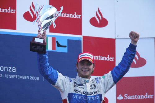 Giedo van der Garde wint zijn eerste hoofdrace in GP2