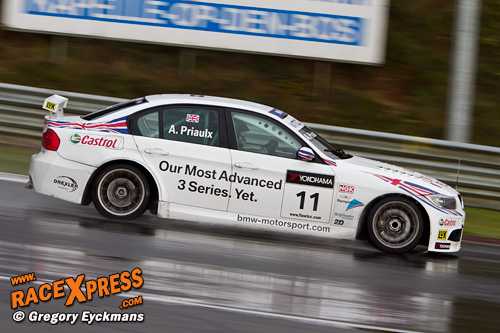 Carlo van Dam in de WTCC van Andy Priaulx