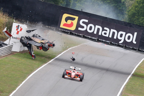 De vreselijke crash van Chris van der Drift