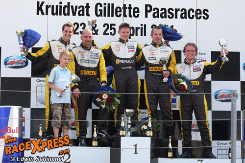 Renault Clio Cup podium