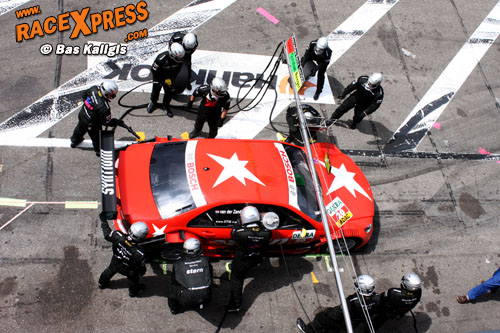 Het probleem tijdens de tweede pitstop