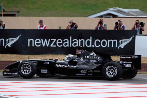 Chris van der Drift enkele jaren geleden in actie voor A1GP Team Nieuw-Zeeland