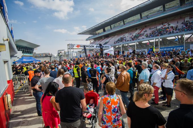 Sfeer voor de start