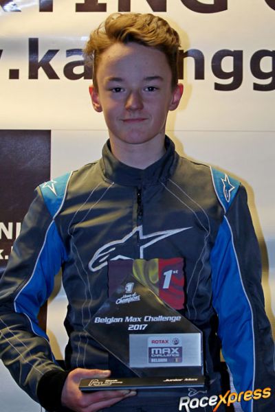 Ilian Bruynseels podium