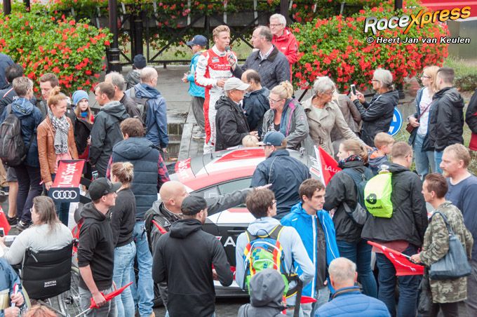 DTM- publieksevenement in het centrum van Zandvoort