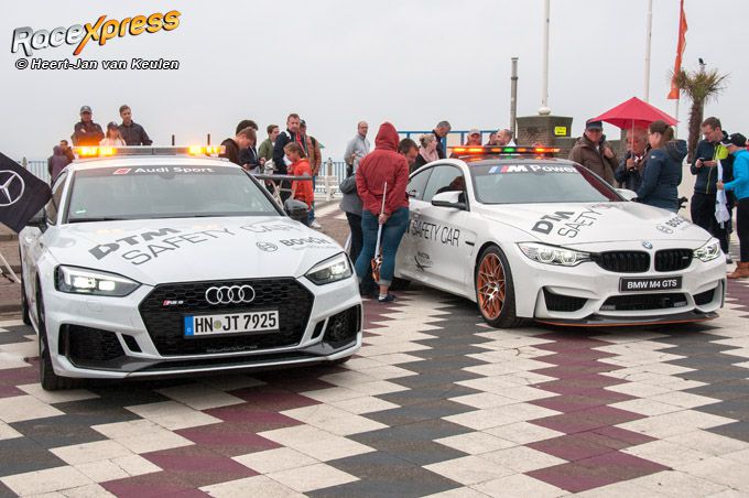 DTM- publieksevenement in het centrum van Zandvoort