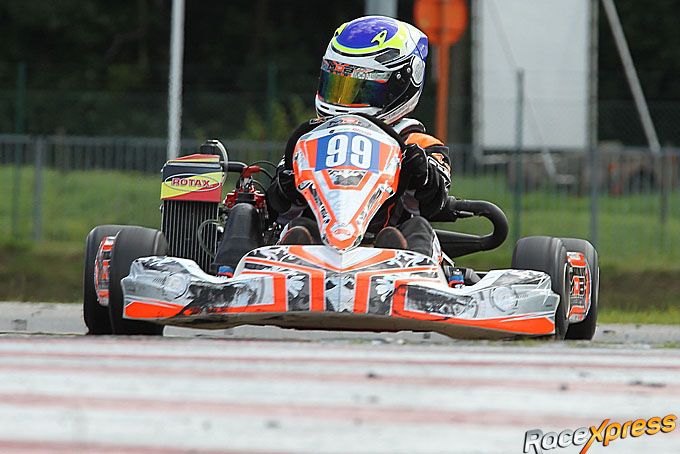 Milan Coppens in actie