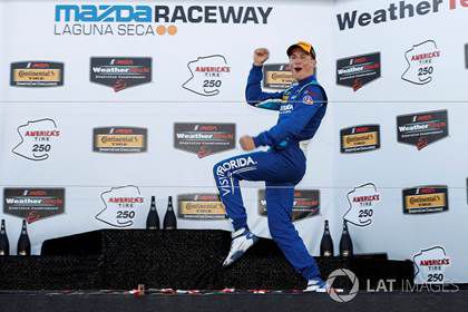 Renger van der Zande winnaar laguna Seca 2017