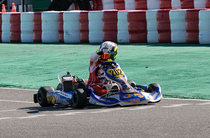 Tijmen van der Helm wereldkampioen Rotax Max in Portugal