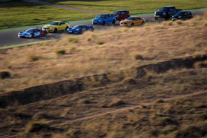 Acht Ford Performance-modellen gaan krachtmeting aan!