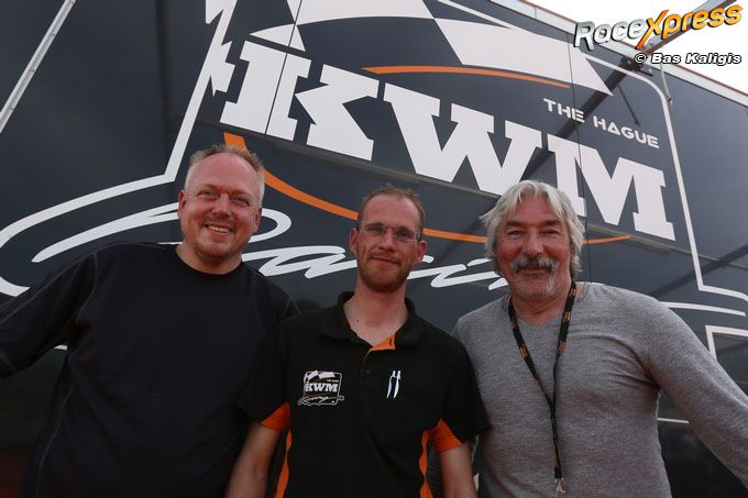 KWM Racing Will Huizer, Mathieu van Renssen en Eric van Es