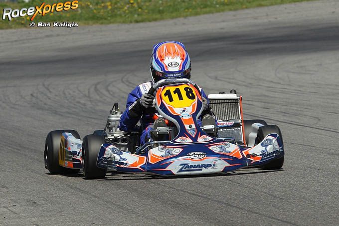 Dani Prins volgas naar podium
